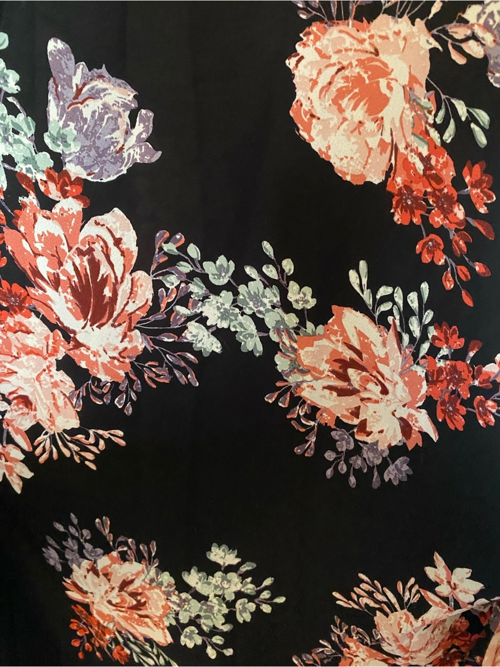 Maurices Kimono Black/Orange/Green/Pink/Purple